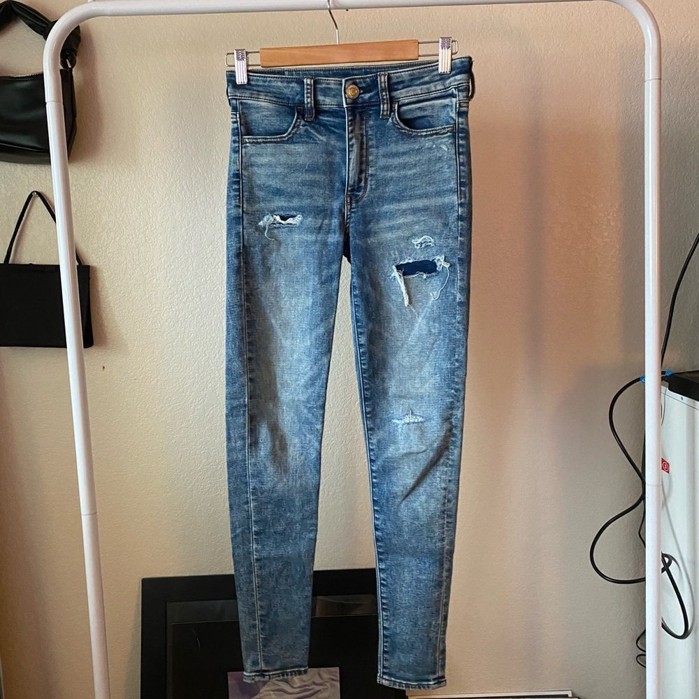 super stretch skinny jeans